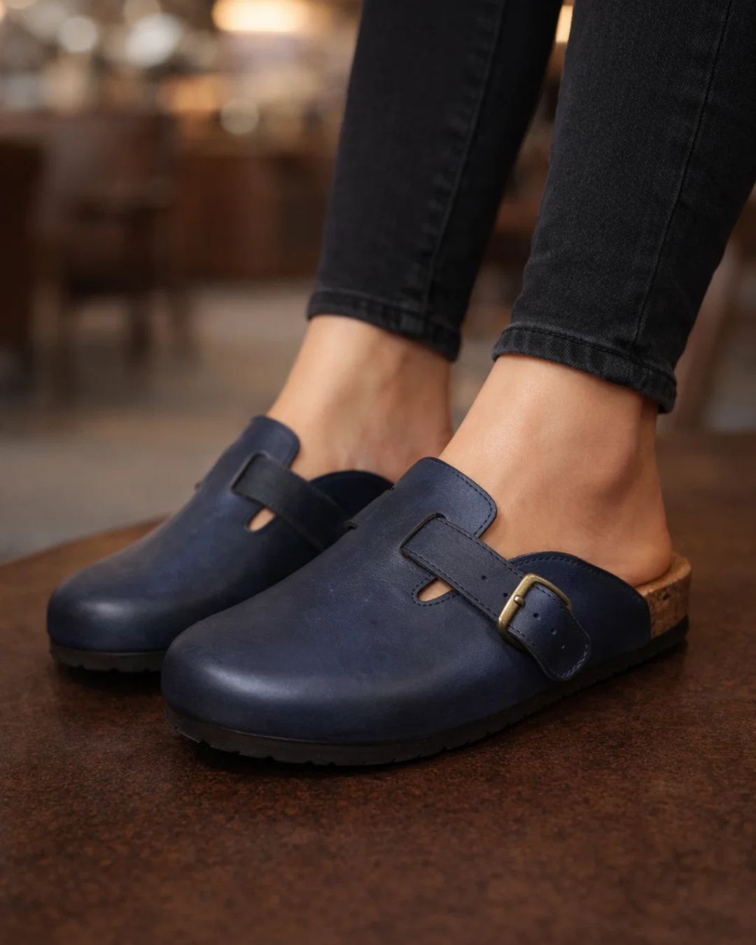 Handmade Genuine-Leather Clog
