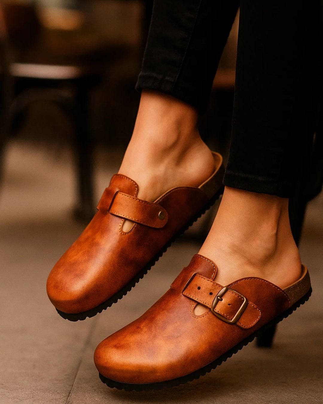 Handmade Genuine-Leather Clog