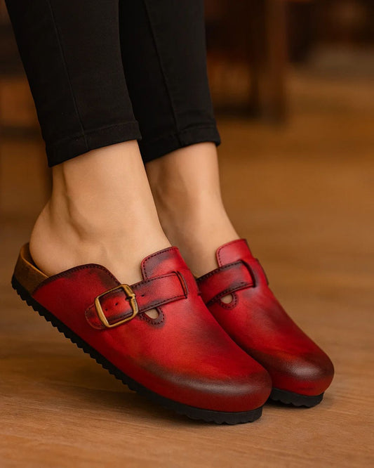 Handmade Genuine-Leather Clog