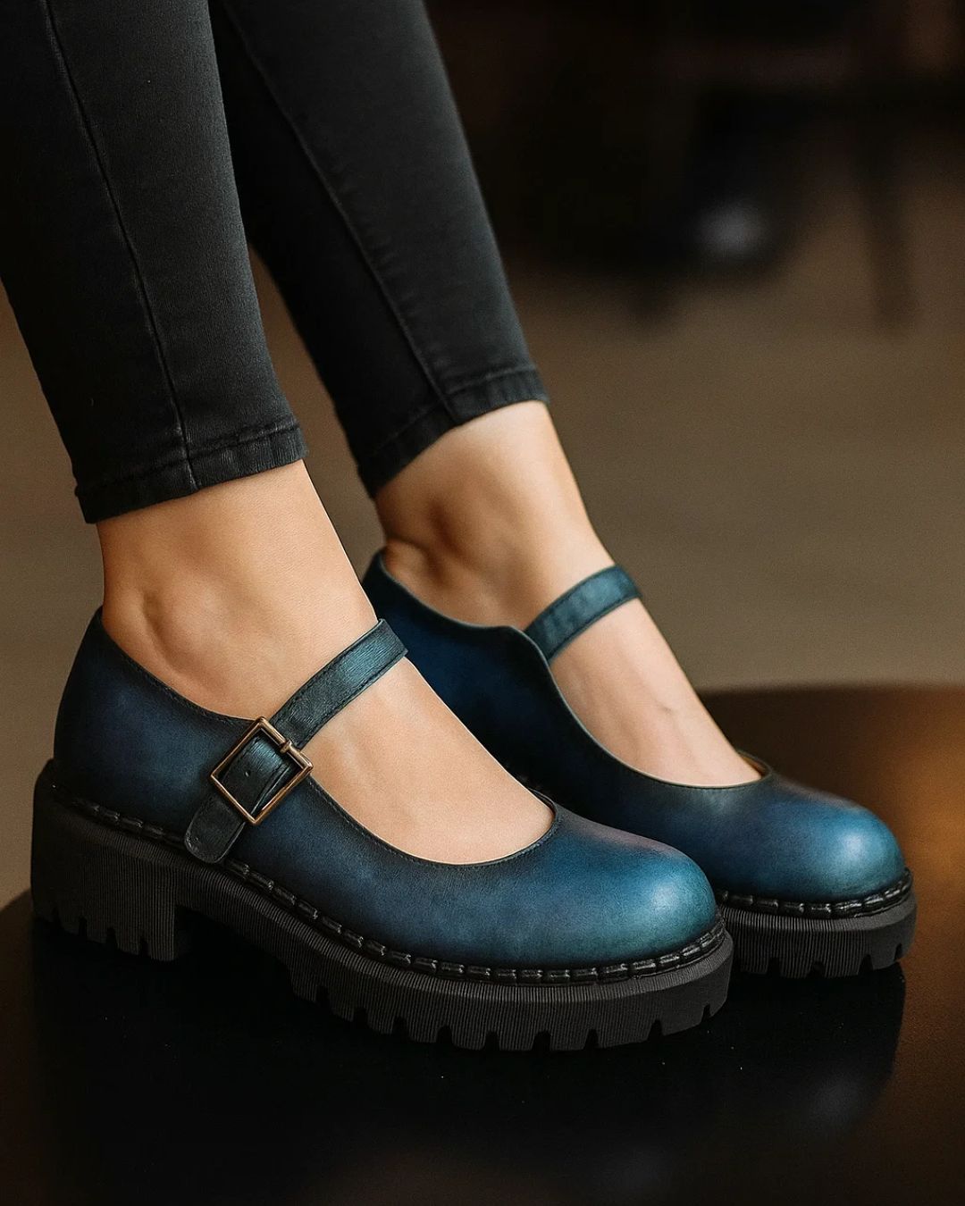 Mary Luxe Patina Loafer